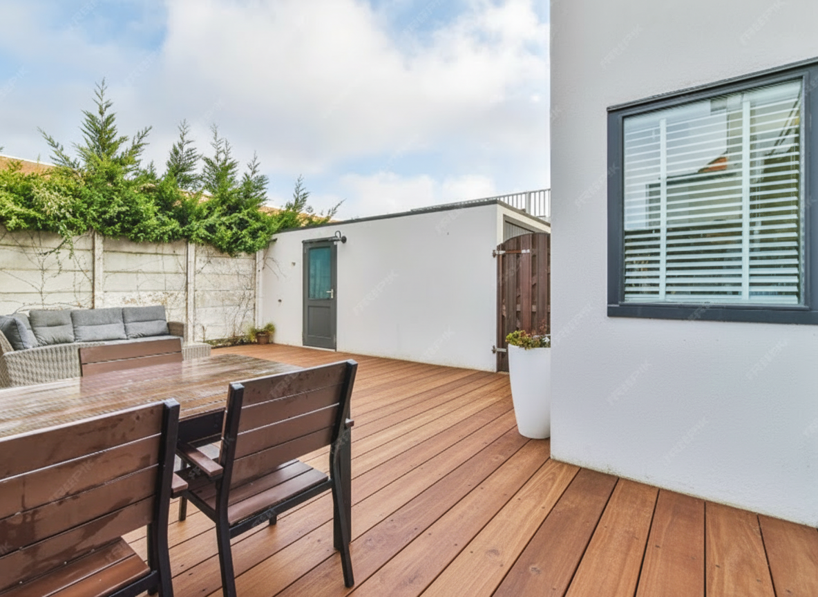 Terrasse en bois douglas